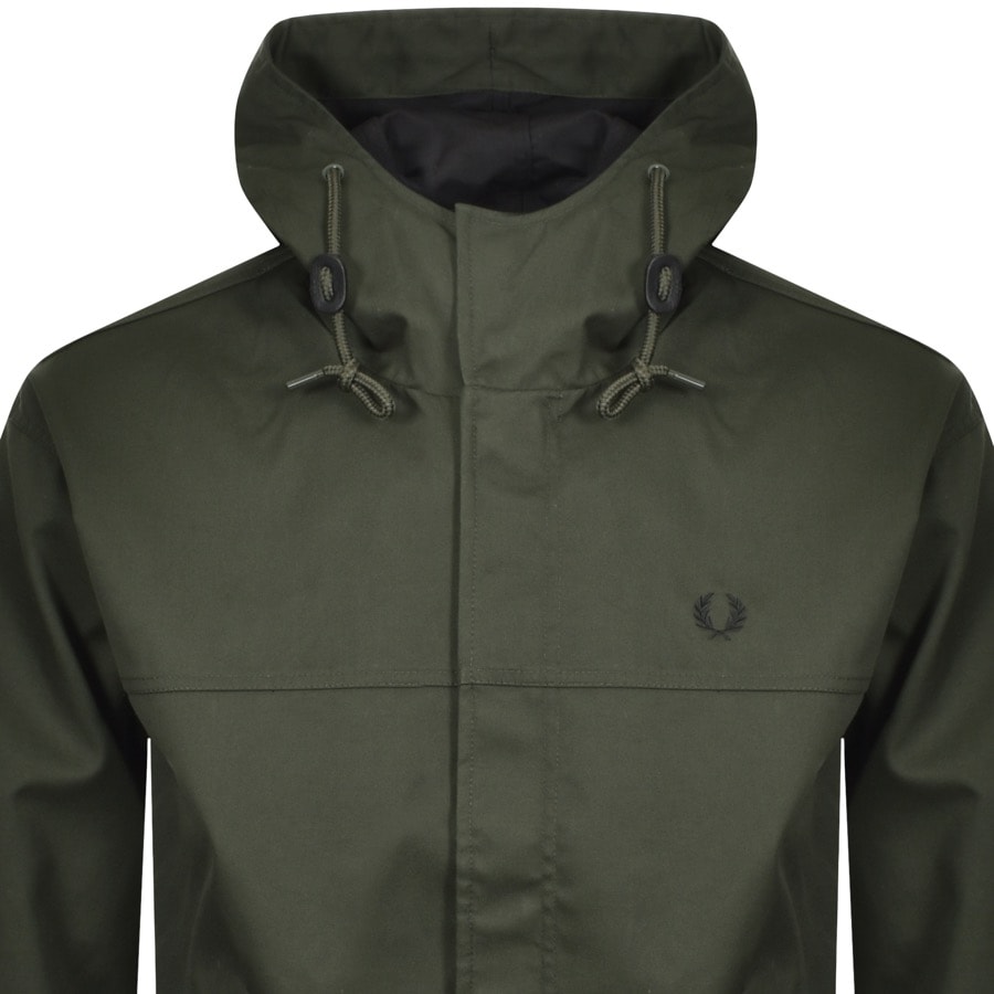 Alternative Image for ProductFred Perry Short Bonded Parka Green2
